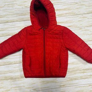3T Toddler Boy Red Winter Coat